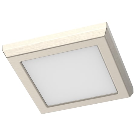 Nuvo Blink Performer, 8 Watt LED, 5 Inch Square Fixture, Brushed Nickel Finish, 5 CCT Selectable 62/1907